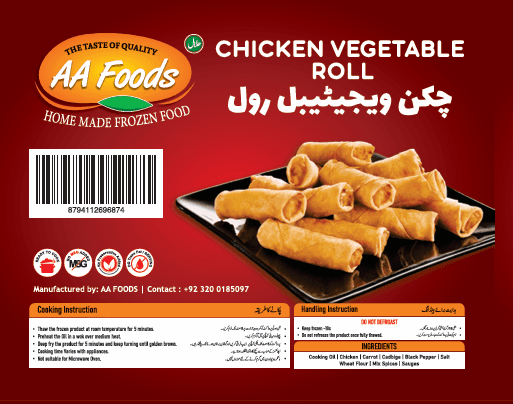 Chicken Vegetable Roll